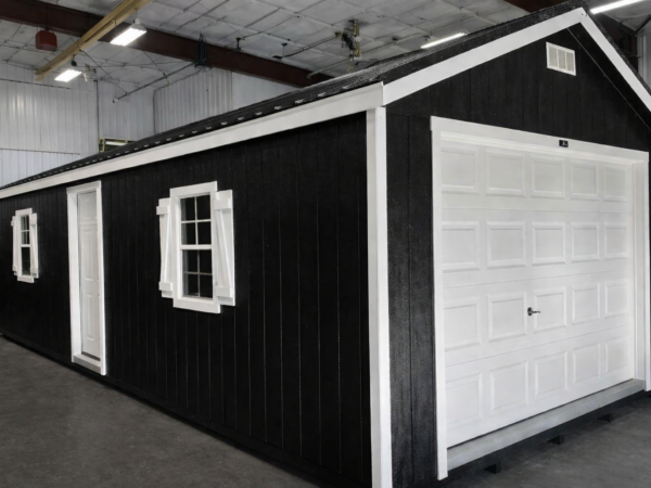 14'x32' Ranch Gable Wood Panel Garage