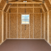 10'x12' Economy High Barn Wood Shed