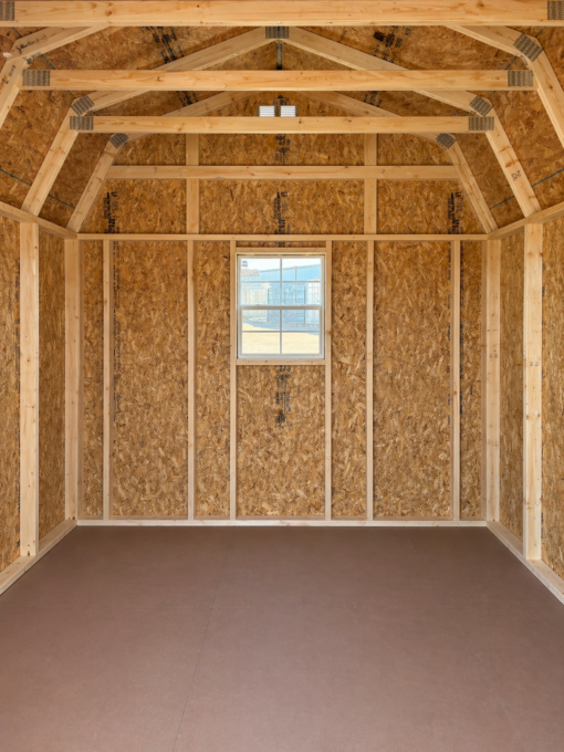 10'x12' Economy High Barn Wood Shed