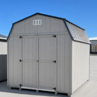 10'x12' Economy High Barn Wood Shed