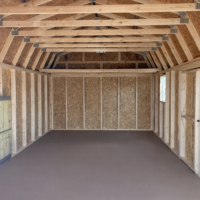 12'x24' Economy High Barn Wood Shed
