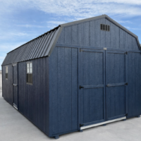 12'x24' Economy High Barn Wood Shed