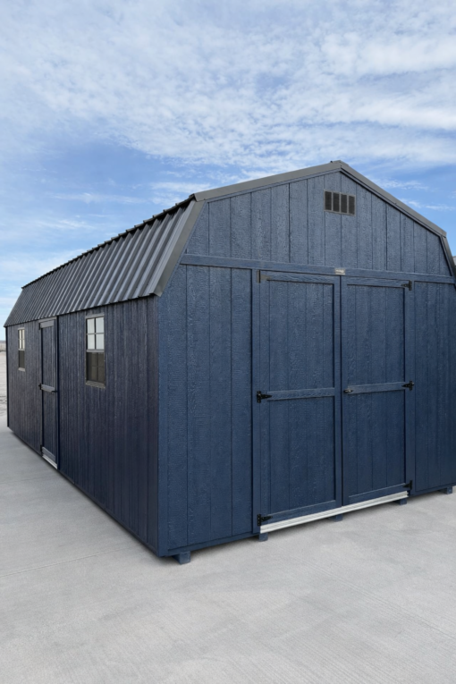 12'x24' Economy High Barn Wood Shed