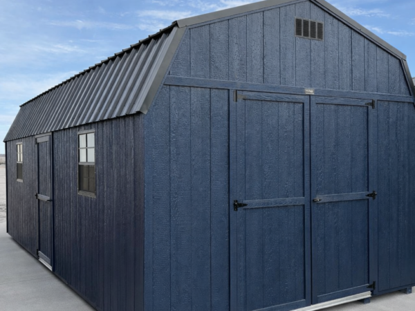 12'x24' Economy High Barn Wood Shed
