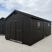 12'x24' Economy Ranch Gable Wood Shed