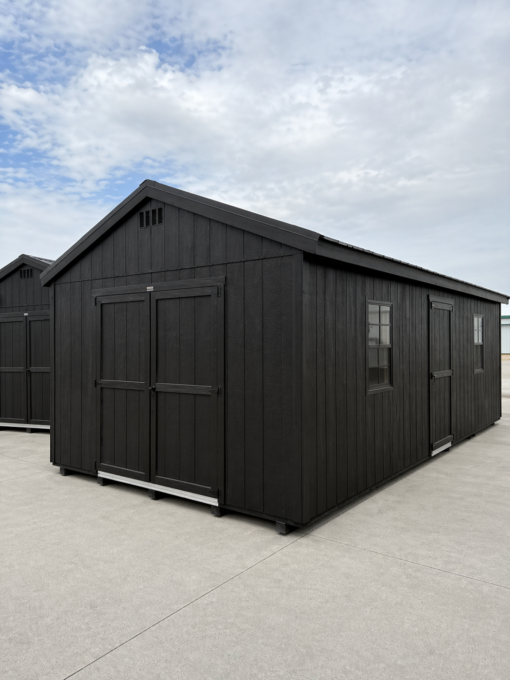 12'x24' Economy Ranch Gable Wood Shed