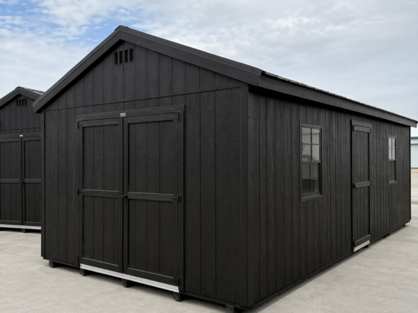 12'x24' Economy Ranch Gable Wood Shed