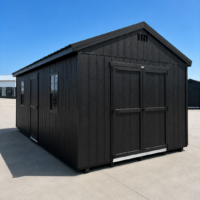 12'x24' Economy Ranch Gable Wood Shed