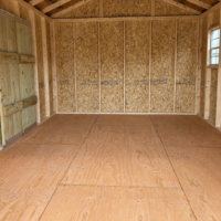 12'x16' Economy Ranch Wood Panel Garage