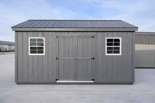 10'x16' Economy Ranch Gable Wood Shed