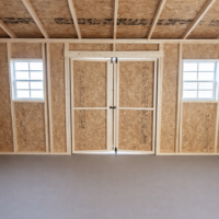 10'x16' Economy Ranch Gable Wood Shed