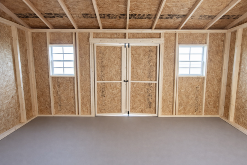 10'x16' Economy Ranch Gable Wood Shed