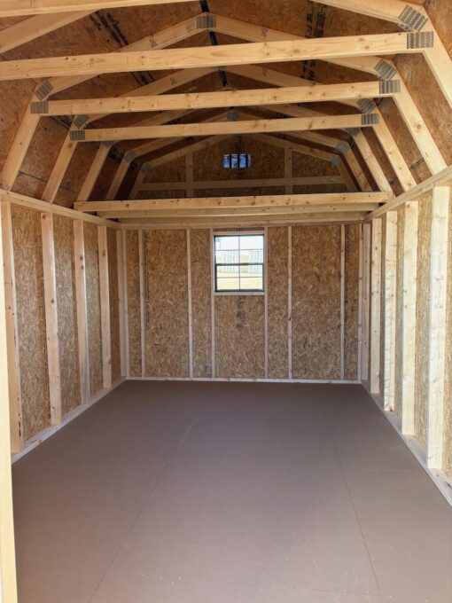 73778-1 10'x16' Economy High Barn Wood Shed