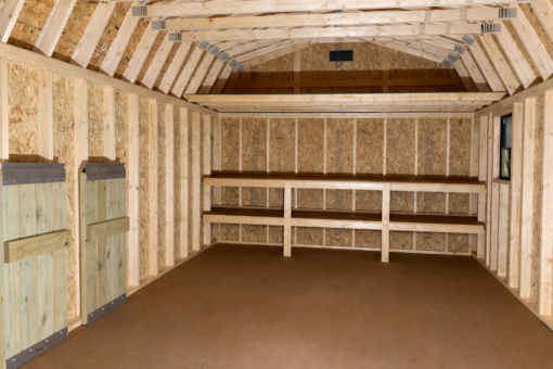 73781-1 12'x20' High Barn Wood Panel Garage