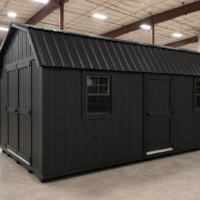 12'x20' High Barn Wood Panel Shed