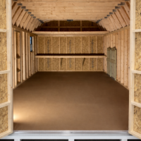 12'x20' High Barn Wood Panel Shed