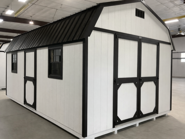 12'x20' High Barn Wood Panel Shed