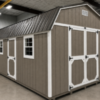 12'x20' High Barn Wood Panel Shed