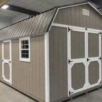 12'x20' High Barn Wood Panel Shed