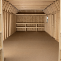 12'x24' High Barn Wood Panel Shed