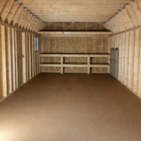 12'x24' High Barn Wood Panel Shed