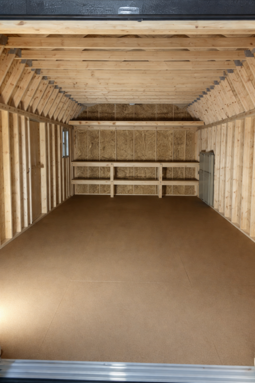 12'x24' High Barn Wood Panel Shed