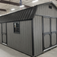 12'x24' High Barn Wood Panel Shed