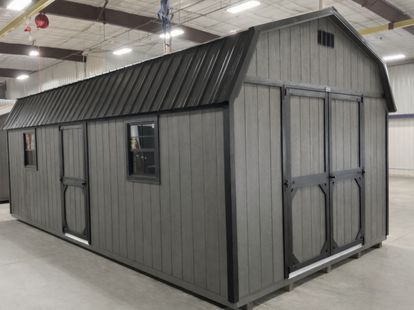12'x24' High Barn Wood Panel Shed
