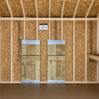 10'x16' Quaker Gable Wood Panel Shed
