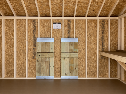 10'x16' Quaker Gable Wood Panel Shed