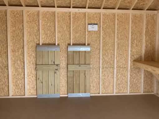 10'x16' Ranch Gable Wood Panel Shed