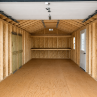 12'x24' Ranch Gable Wood Panel Garage