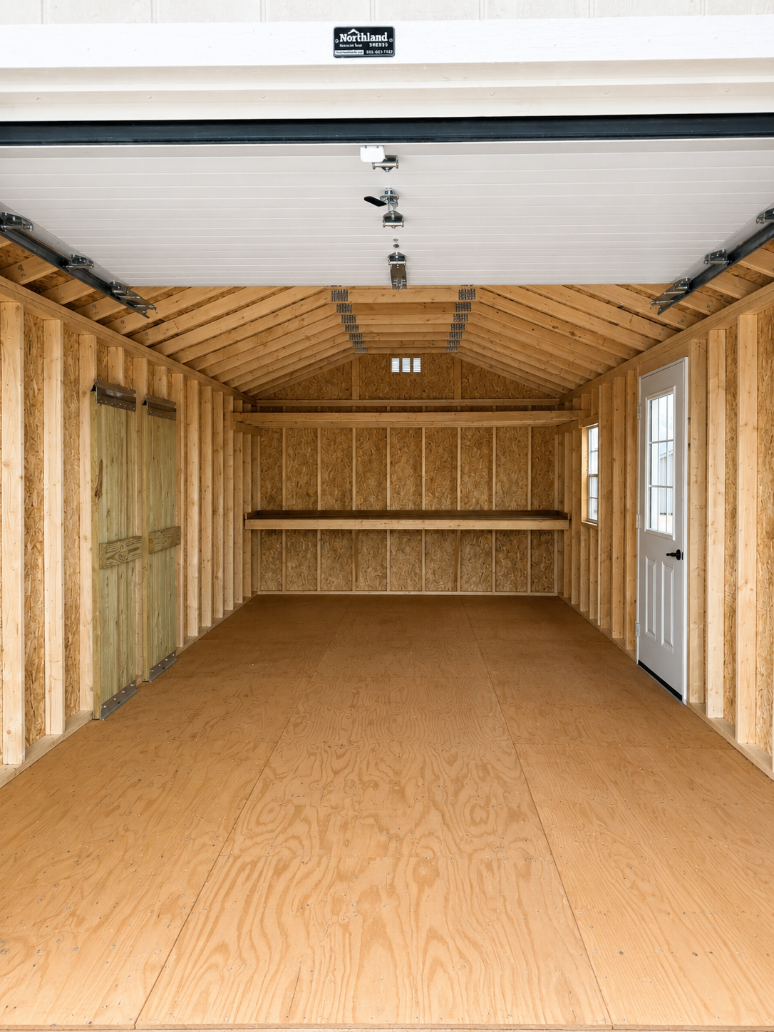 12'x24' Ranch Gable Wood Panel Garage For Sale| #74251 | Northland