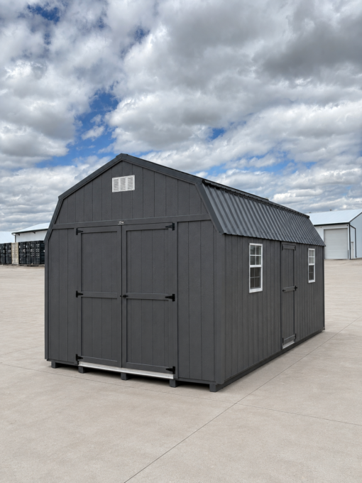 12'x24' Economy High Barn Wood Shed