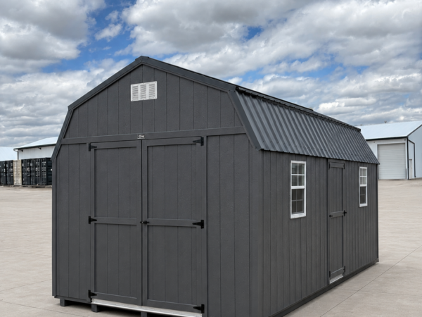 12'x24' Economy High Barn Wood Shed