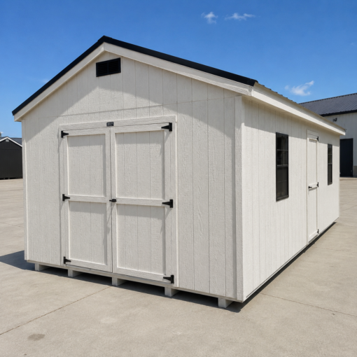 12'x24' Economy Ranch Gable Wood Shed