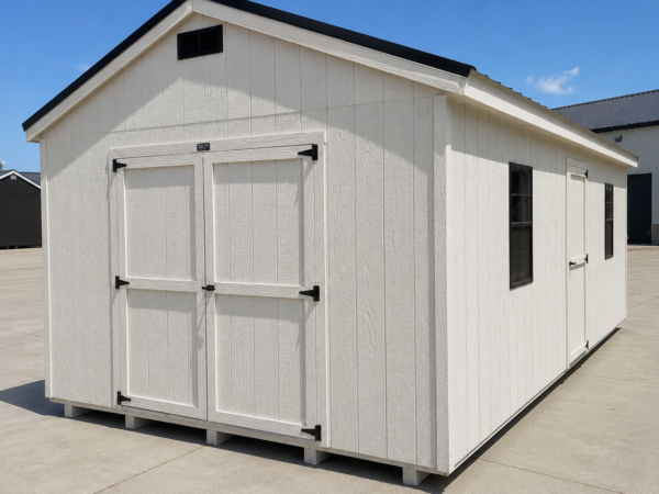 12'x24' Economy Ranch Gable Wood Shed