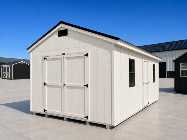 12'x24' Economy Ranch Gable Wood Shed