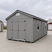 74267 12'x24' Economy Ranch Gable Wood Shed