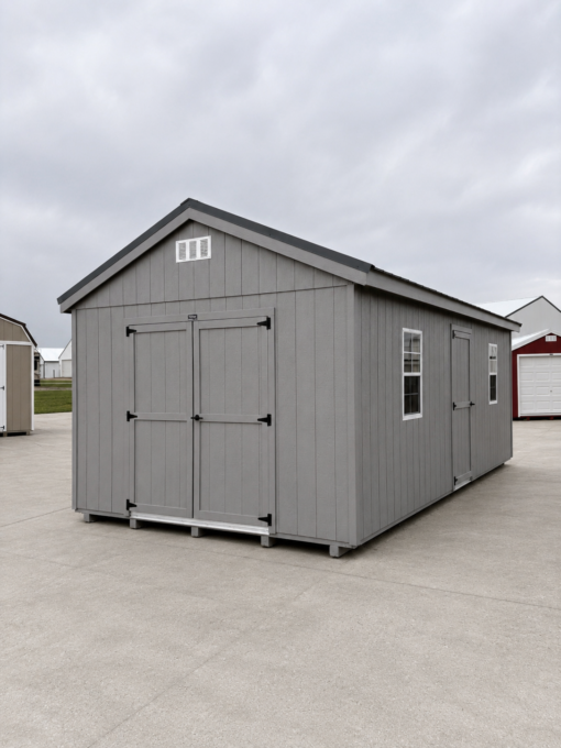 74267 12'x24' Economy Ranch Gable Wood Shed