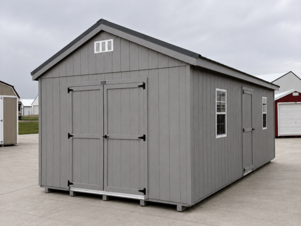 74267 12'x24' Economy Ranch Gable Wood Shed