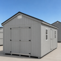 12'x24' Economy Ranch Gable Wood Shed