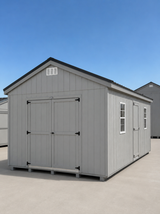 12'x24' Economy Ranch Gable Wood Shed