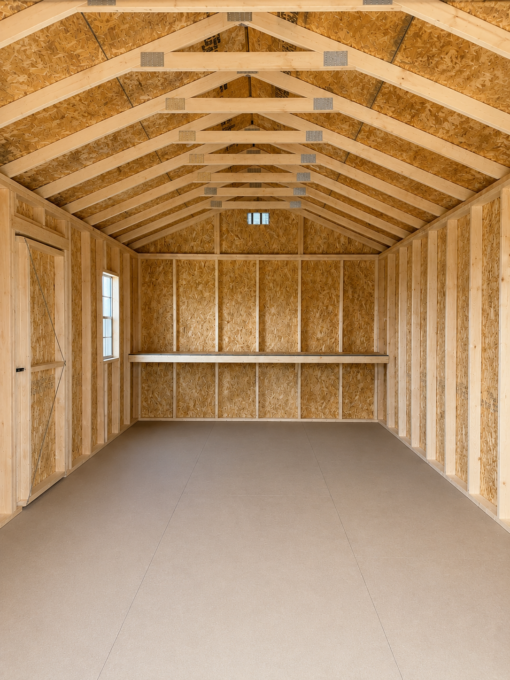 74280-1 12'x24' Economy Ranch Gable Wood Shed