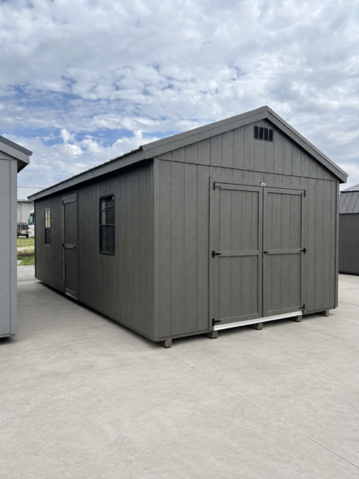 74283 12'x24' Economy Ranch Gable Wood Shed