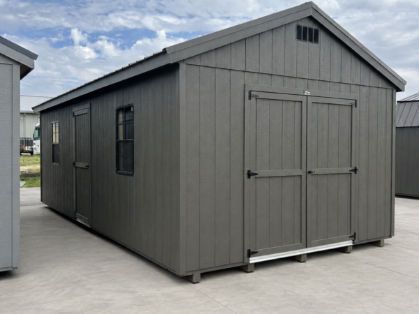 12'x24' Economy Ranch Gable Wood Shed