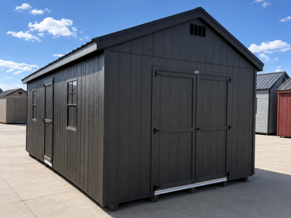 12'x24' Economy Ranch Gable Wood Shed