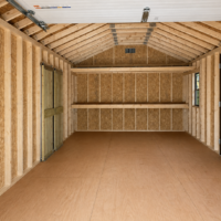 12'x24' Ranch Gable Wood Panel Garage