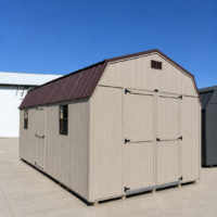 12'x24' Economy High Barn Wood Shed