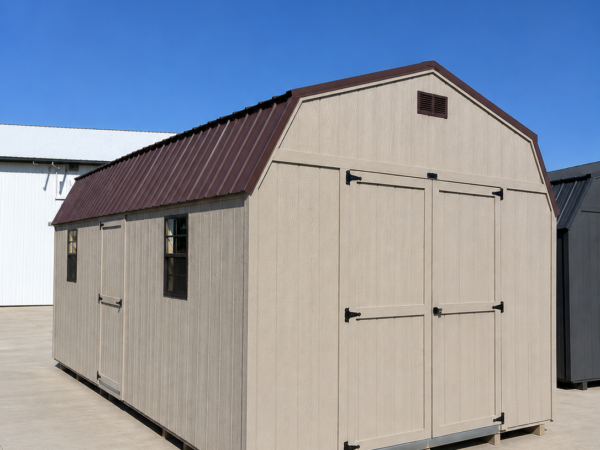 12'x24' Economy High Barn Wood Shed